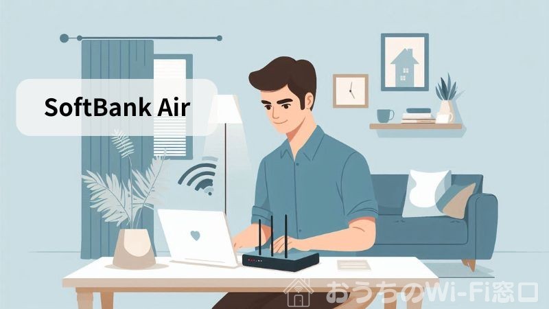 一人暮らしの自宅用Wi-Fi SoftBank Air