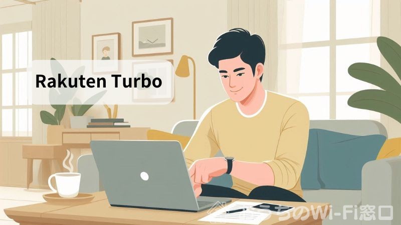 一人暮らしの自宅用Wi-Fi Rakuten Turbo
