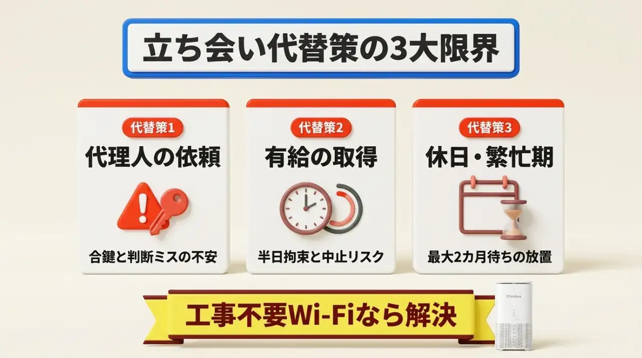 一人暮らしで工事立ち会いできない時の対処法と限界を検証