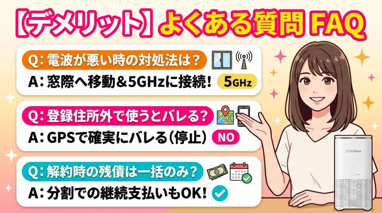 モバレコAirのデメリットに関するよくある質問