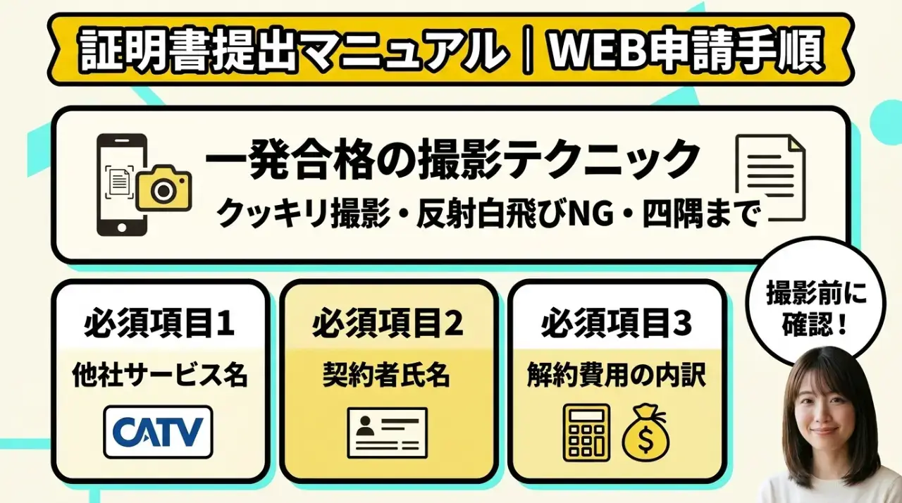 証明書提出の完全マニュアル｜WEBアップロードの手順