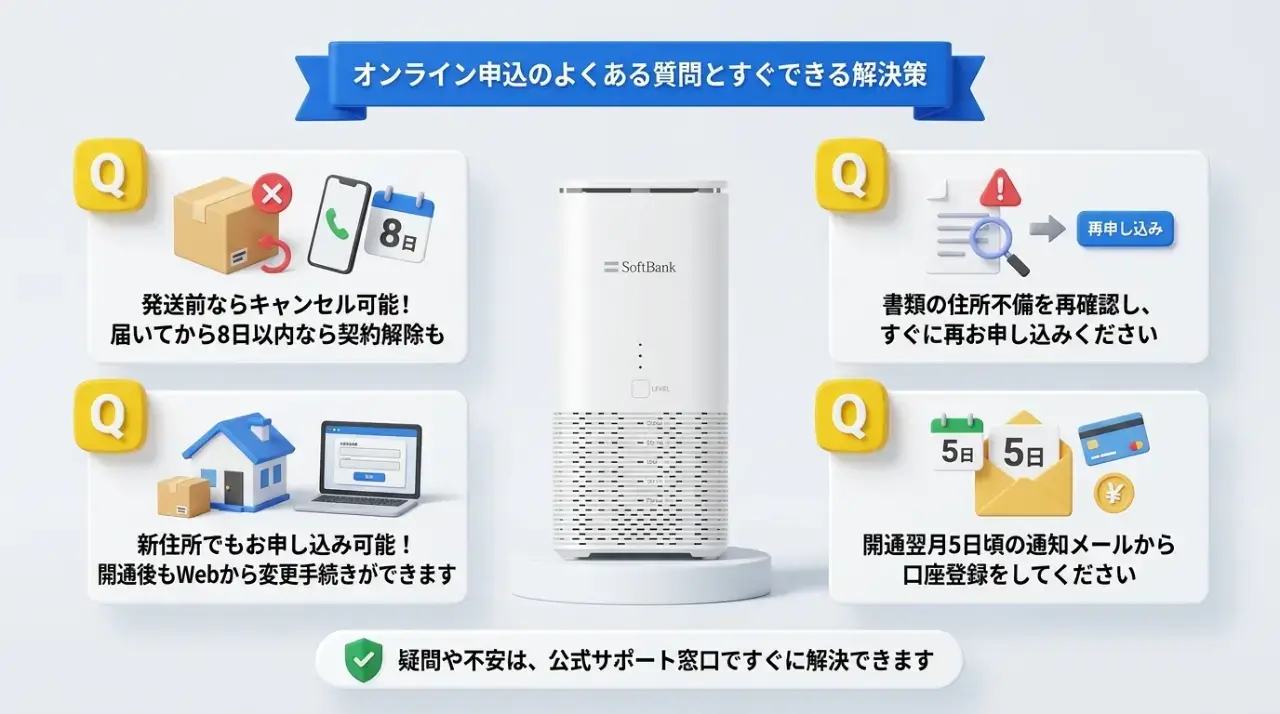 モバレコAirのWeb申し込みでよくある疑問と対処法