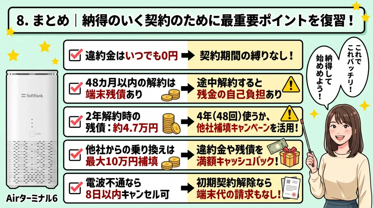 まとめ|端末残債のリスクを把握して納得の契約を結ぼう