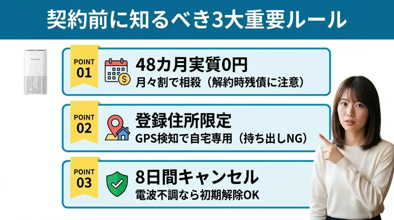 契約前の注意点！Airターミナル6の最新料金と残債ルール