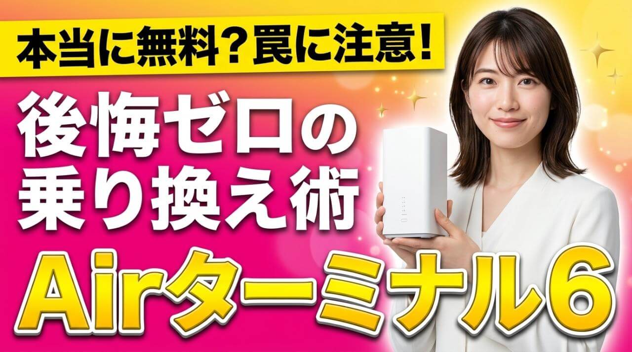 【SoftBank Air】本当に無料？｜Airターミナル6へ機種変更すべきか徹底検証