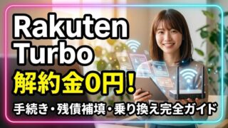 Rakuten Turbo解約完全ガイド｜解約金0円＆乗り換え3社 