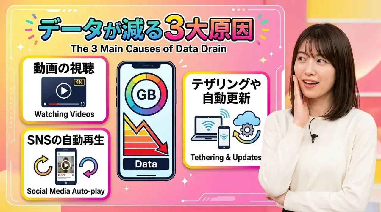 なぜギガ死が起きる?月末にスマホが通信制限になる3大原因