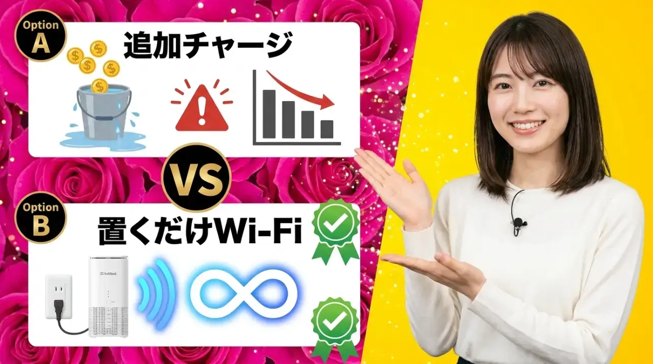 今すぐ解除したい時の対処法!追加チャージとWi-Fi活用